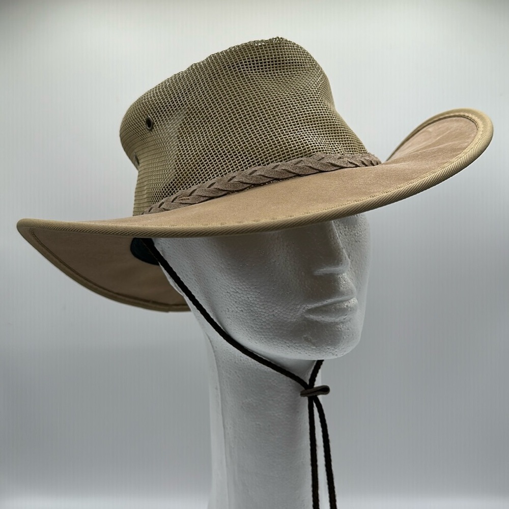 Barmah canvas drover Australian design outback hat, size M